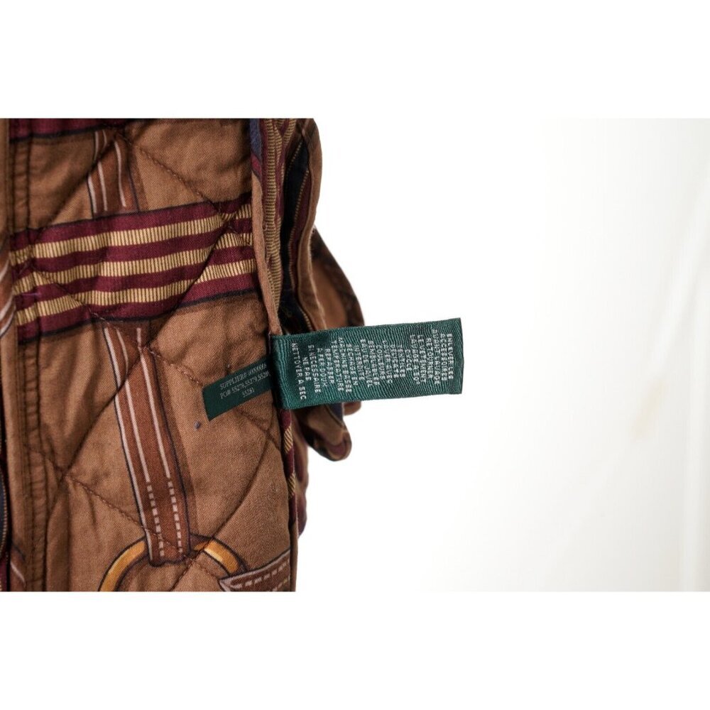 LAUREN Ralph Lauren Purple Quilted Jacket with Buckle Collar - Picture 7 of 16